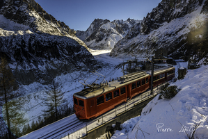 Le Brévent et la mer de glace
