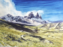 Aiguilles d'Arves, printemps