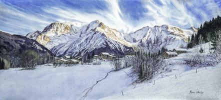 Mont Blanc, Route de Saint Nicolas