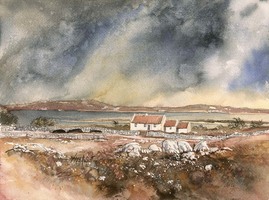 Storm over Cleggan Bay