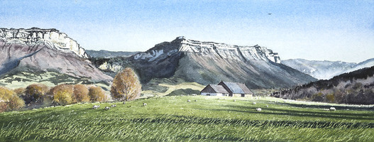 Le Pinet depuis Le Désert